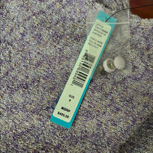 NWT Ted baker Beatrice knit a line dress purple - Picture 5 of 5